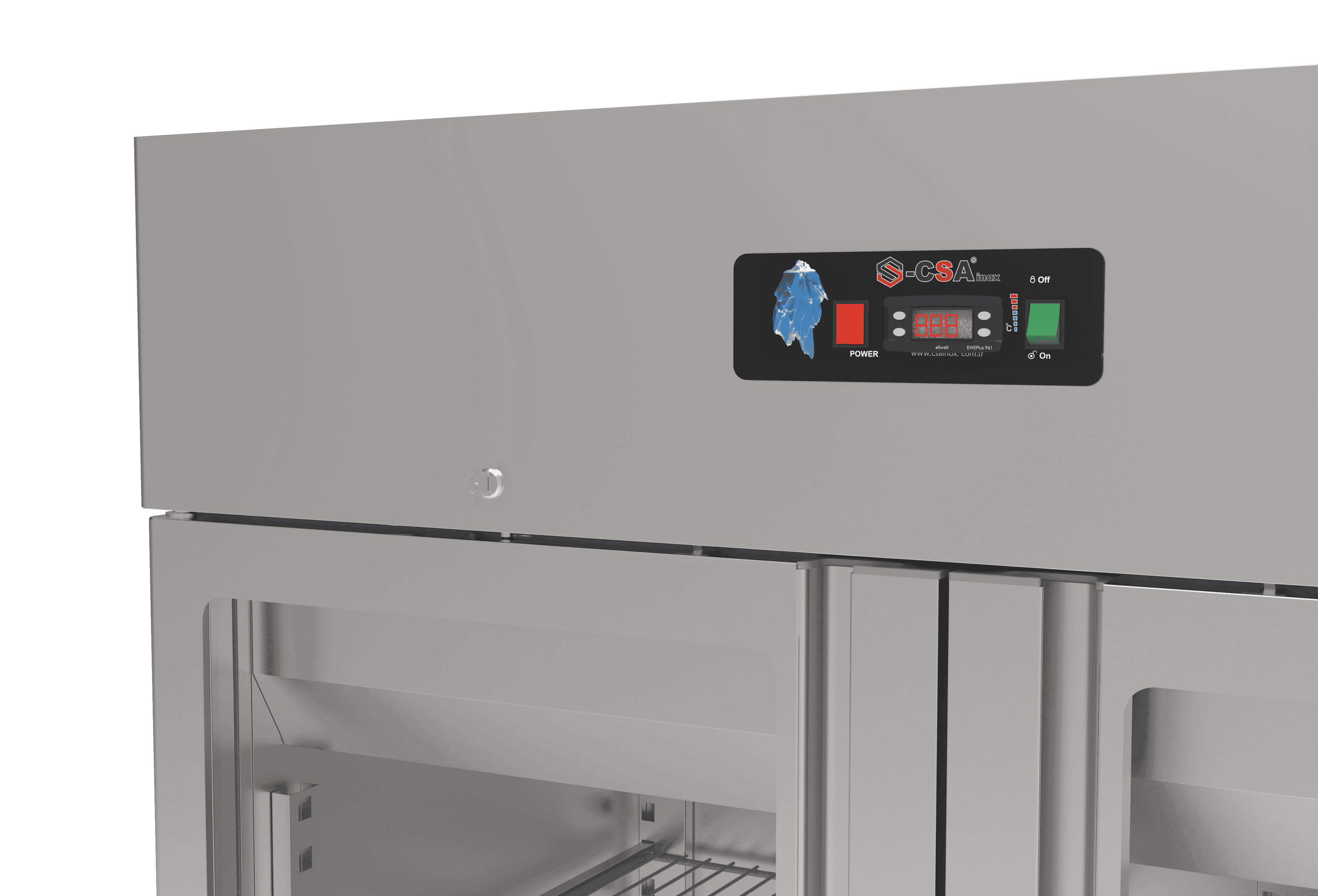 1400 Litre Dikey Buzdolabı Cam Kapılı - 2