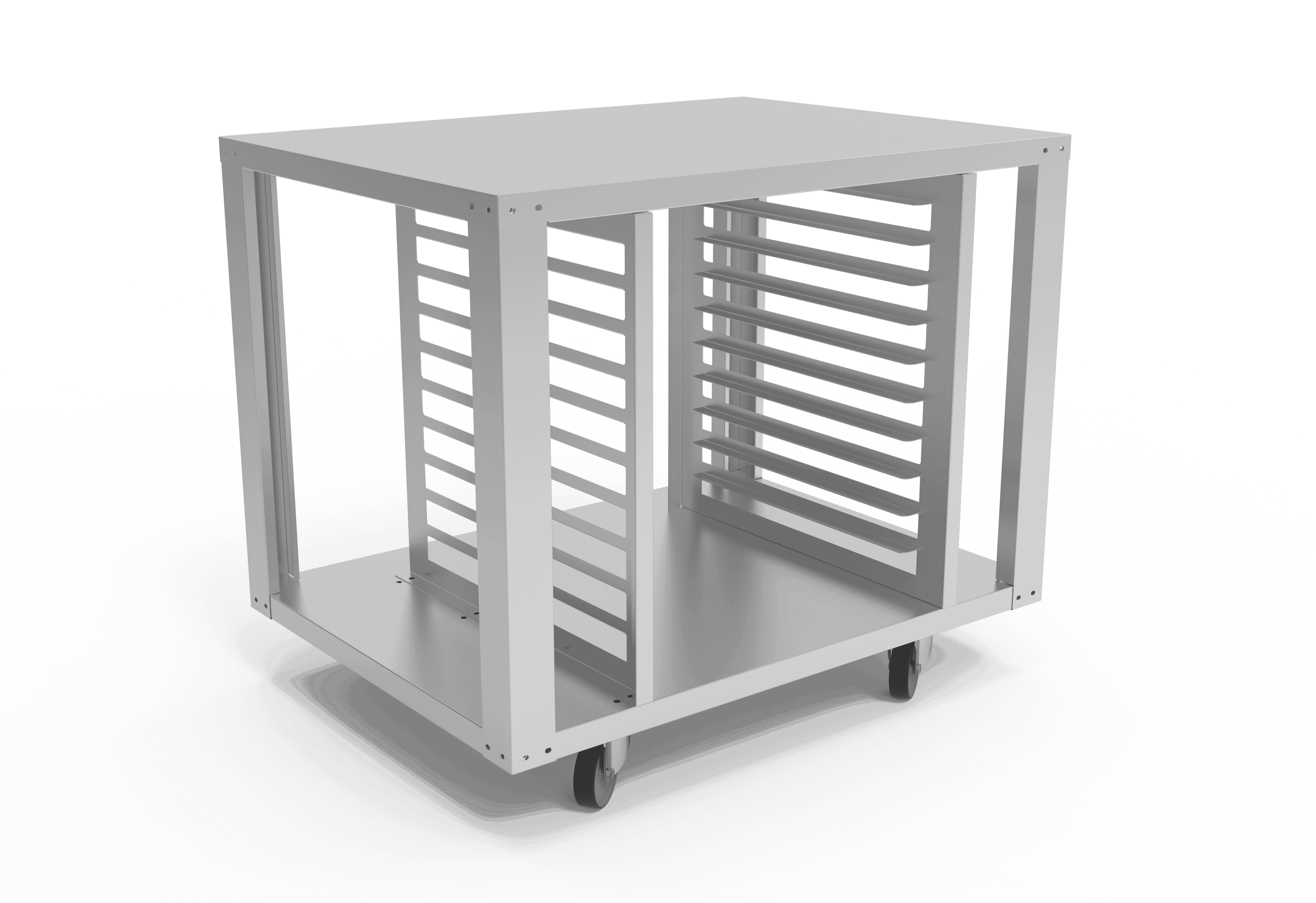 Fırın Alt Standı - 6 Tepsi Kızaklı (40x60)