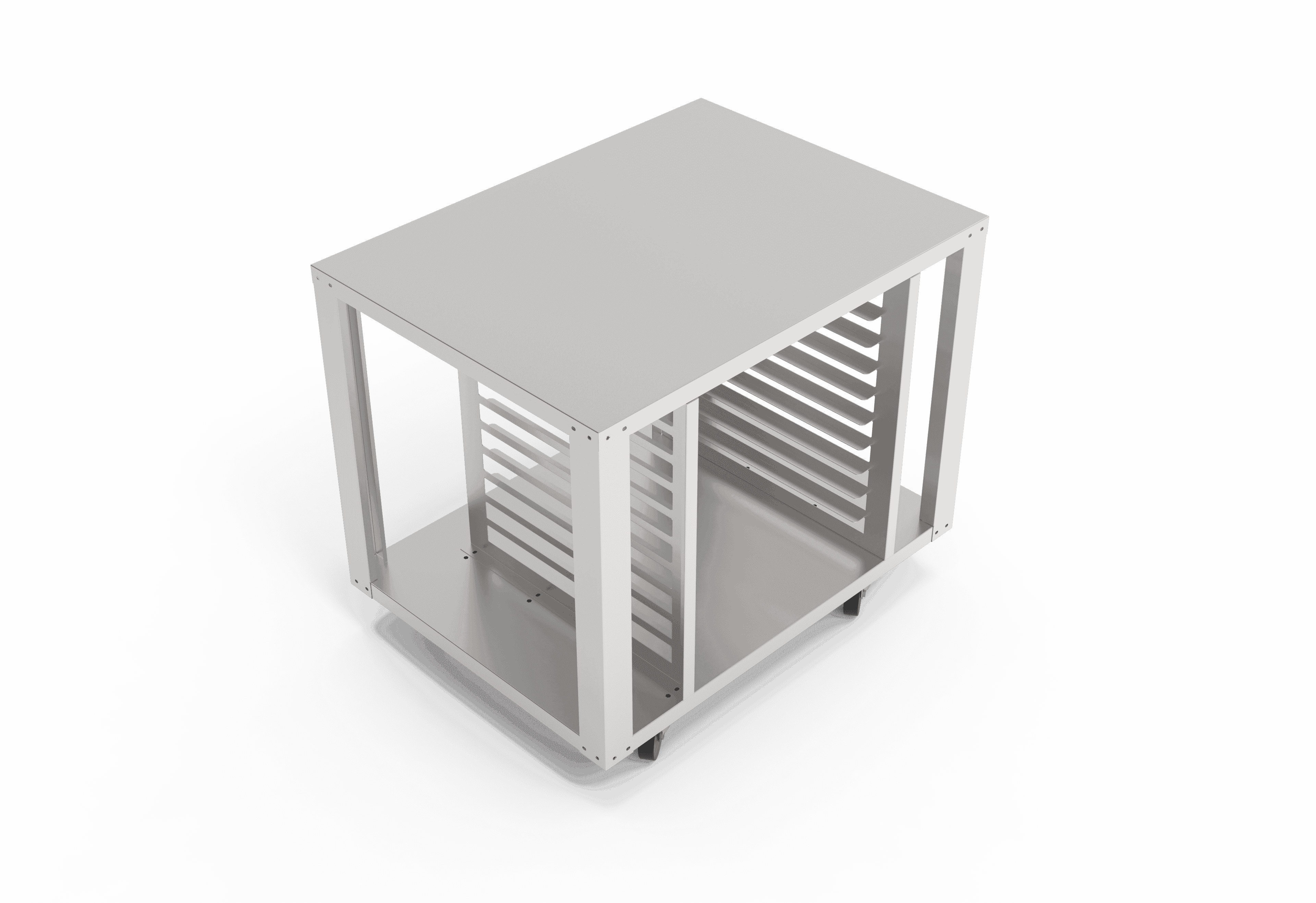Fırın Alt Standı - 6 Tepsi Kızaklı (40x60) - 3
