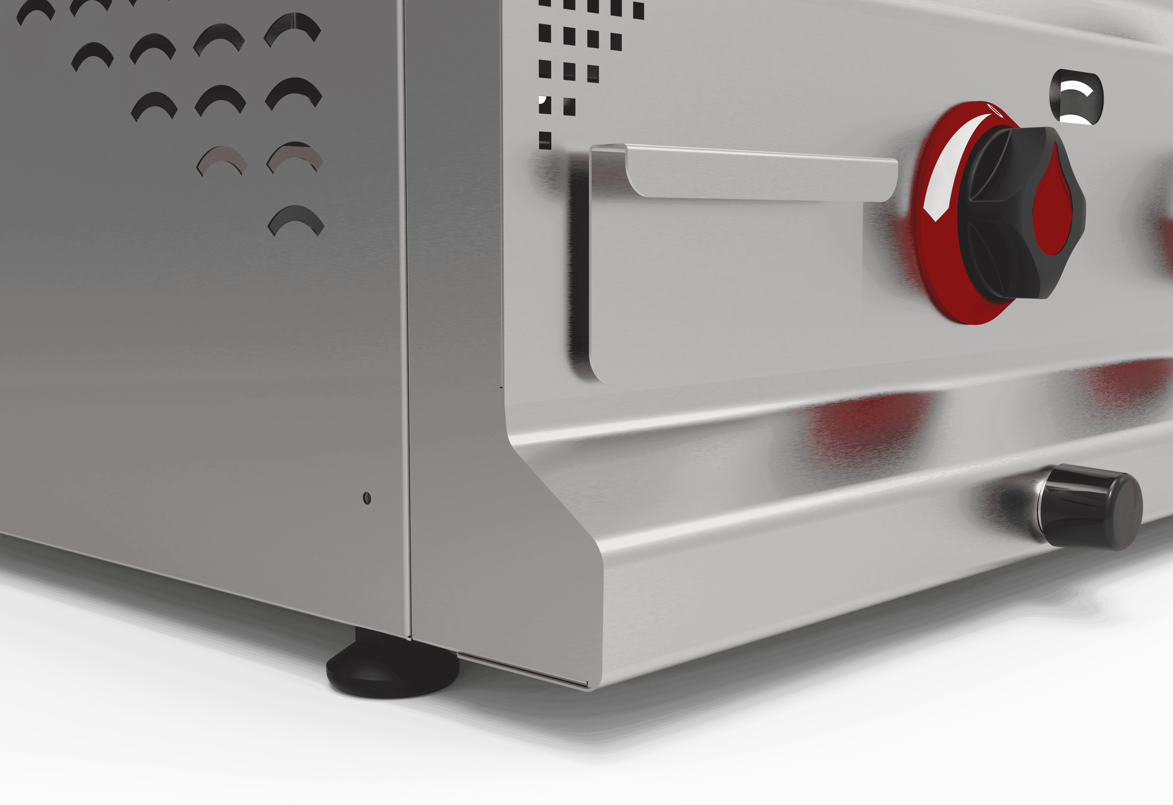 Üç Hazneli Lavataş Döküm Izgara - 4