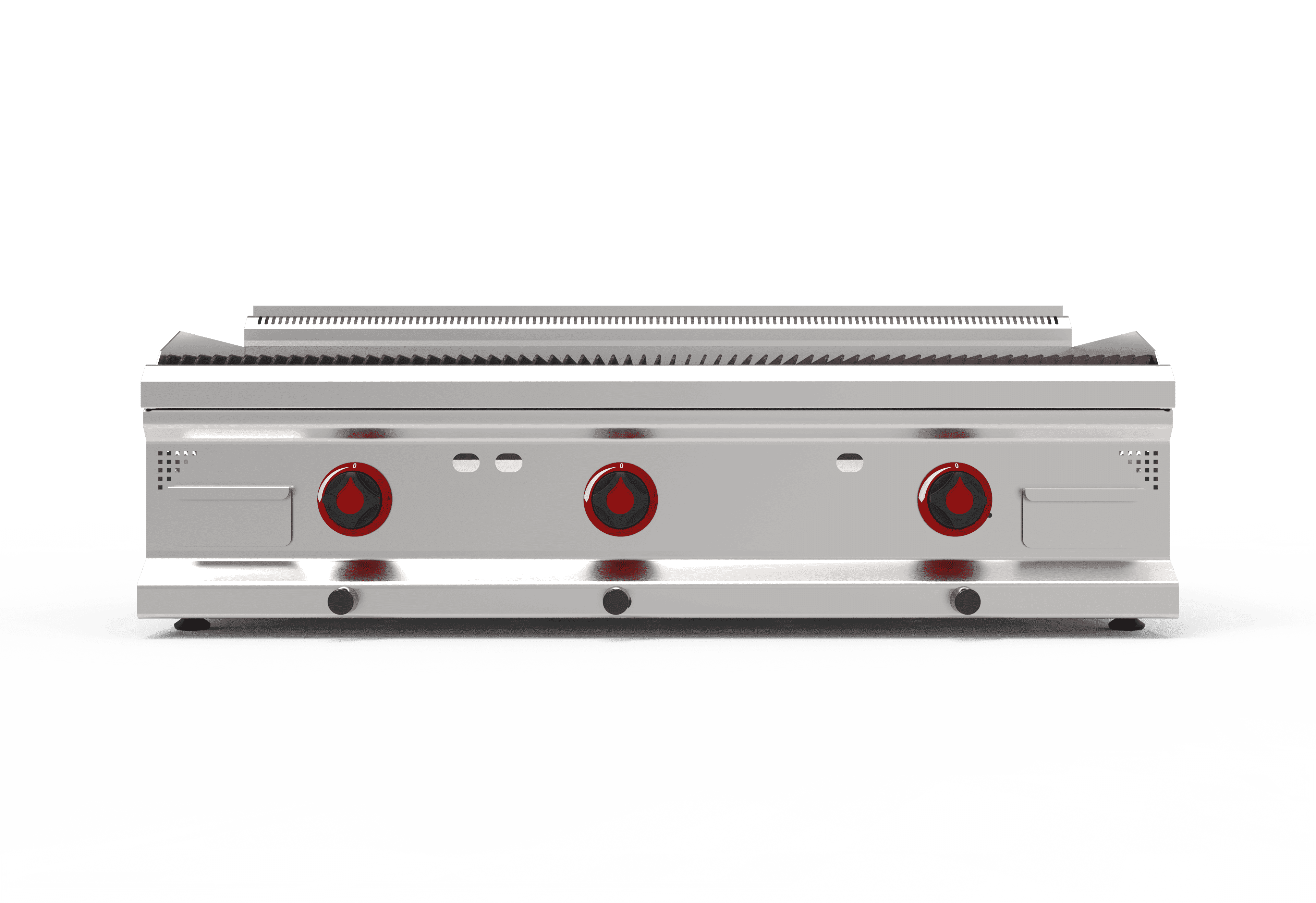 Üç Hazneli Lavataş Döküm Izgara - 2