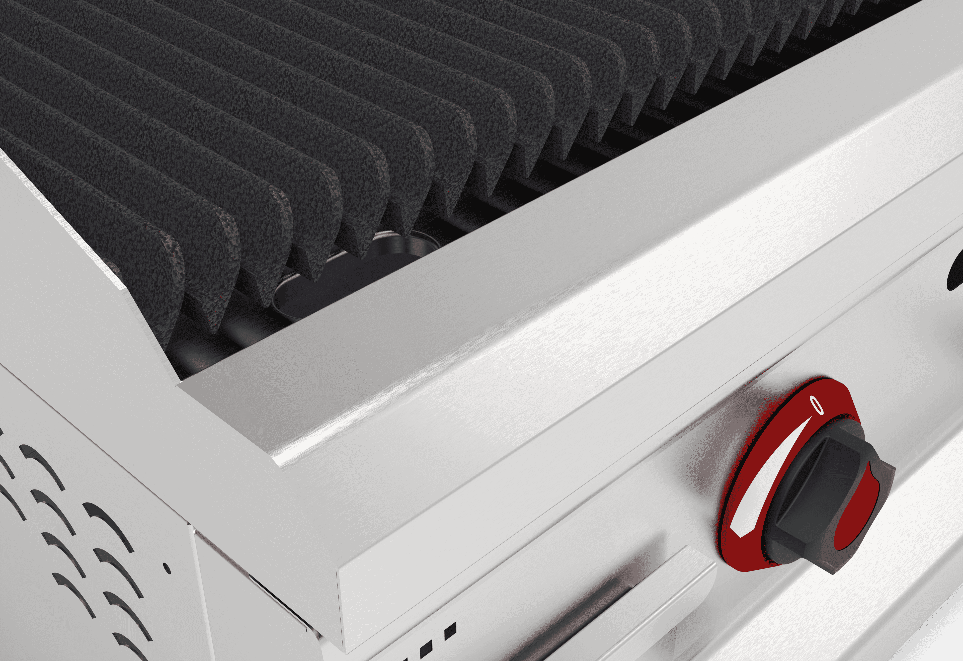 Üç Hazneli Lavataş Döküm Izgara - 5