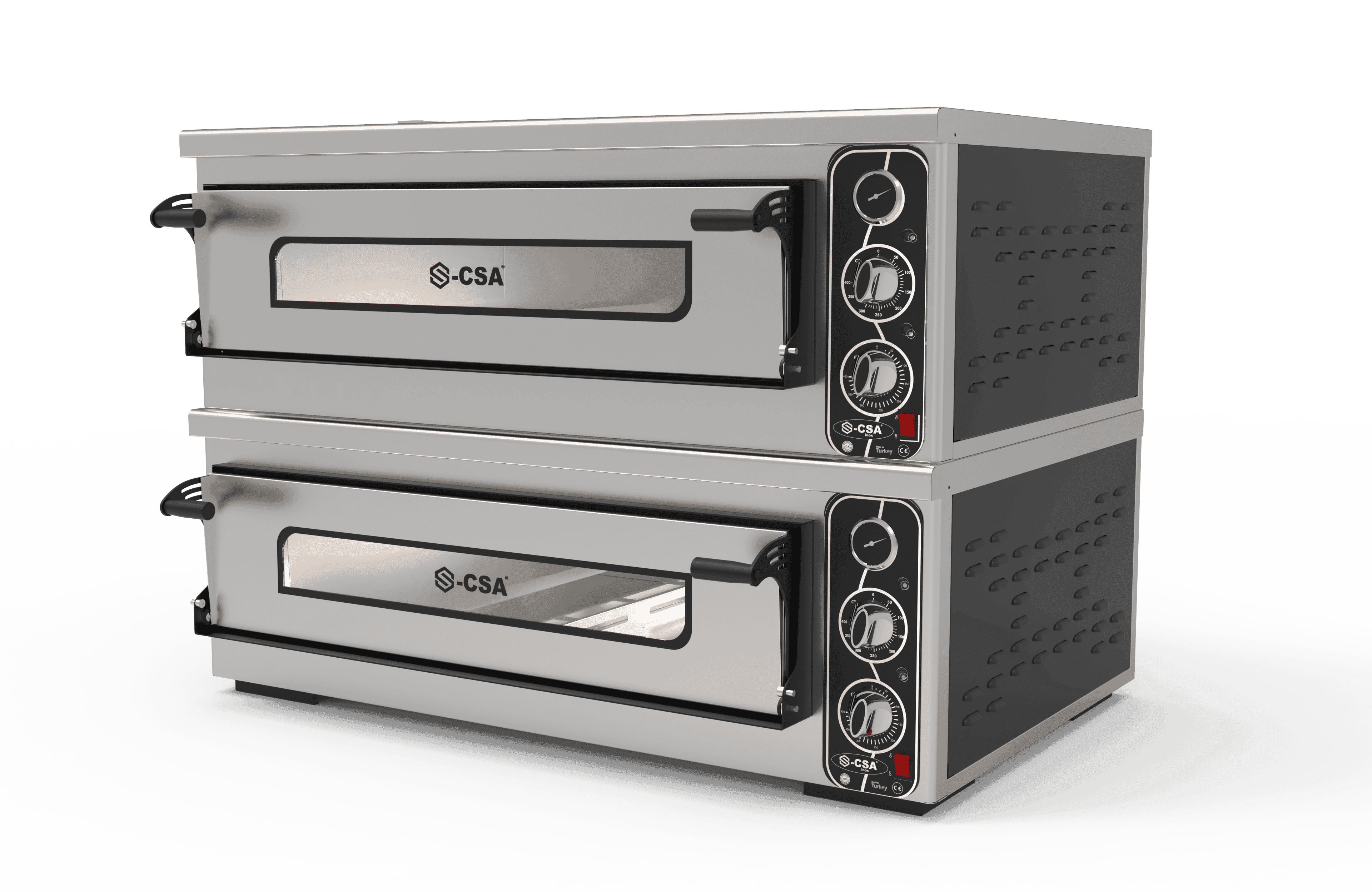 Elektrikli Pizza Fırını -12 Pizza (Ø 30cm) - Çift Katlı