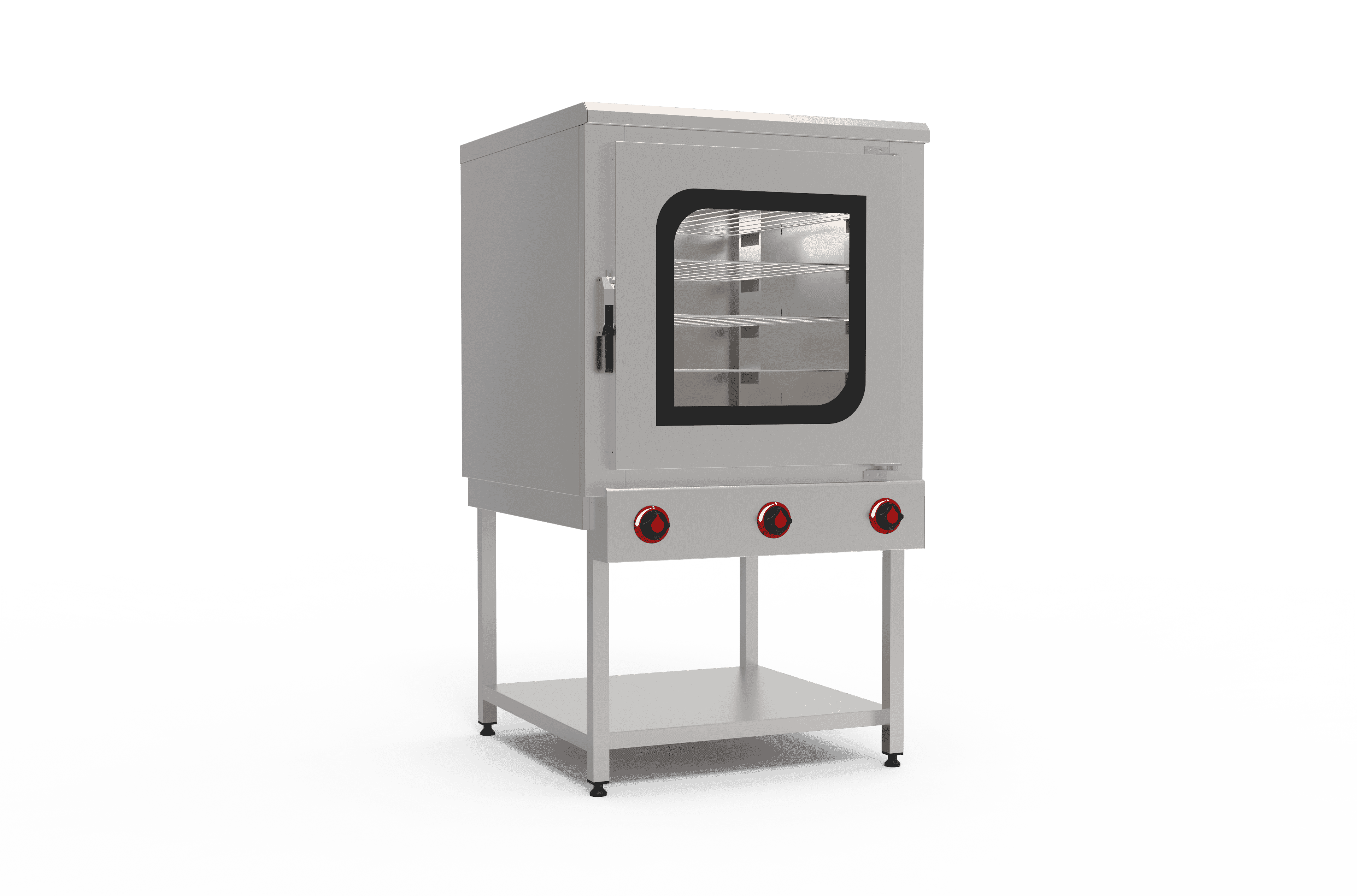Gazlı Pasta Börek Fırını - 5 Katlı (90x90 cm) - Çift Kapılı - 4