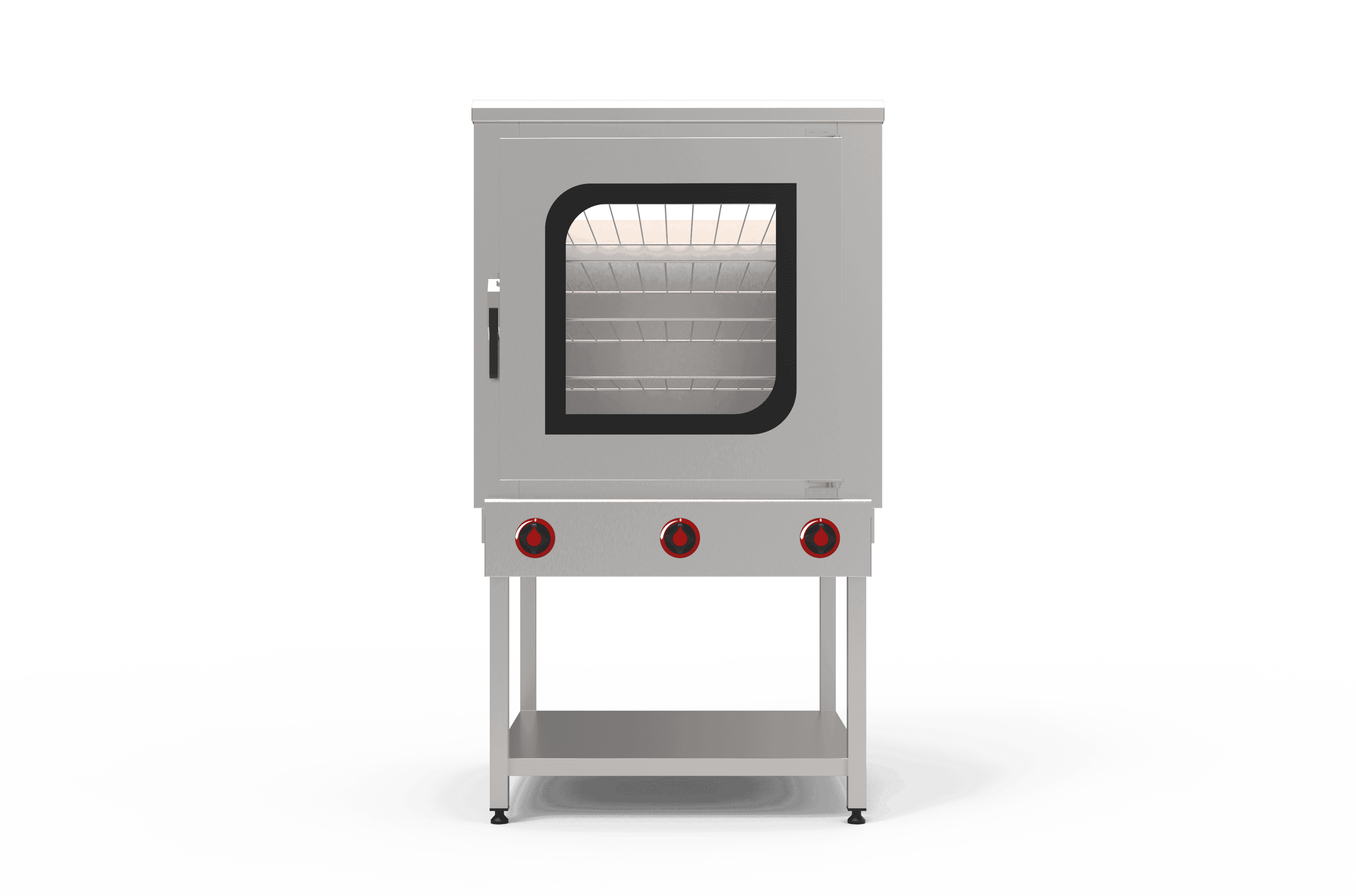 Gazlı Pasta Börek Fırını - 5 Katlı (90x90 cm) - Çift Kapılı - 2