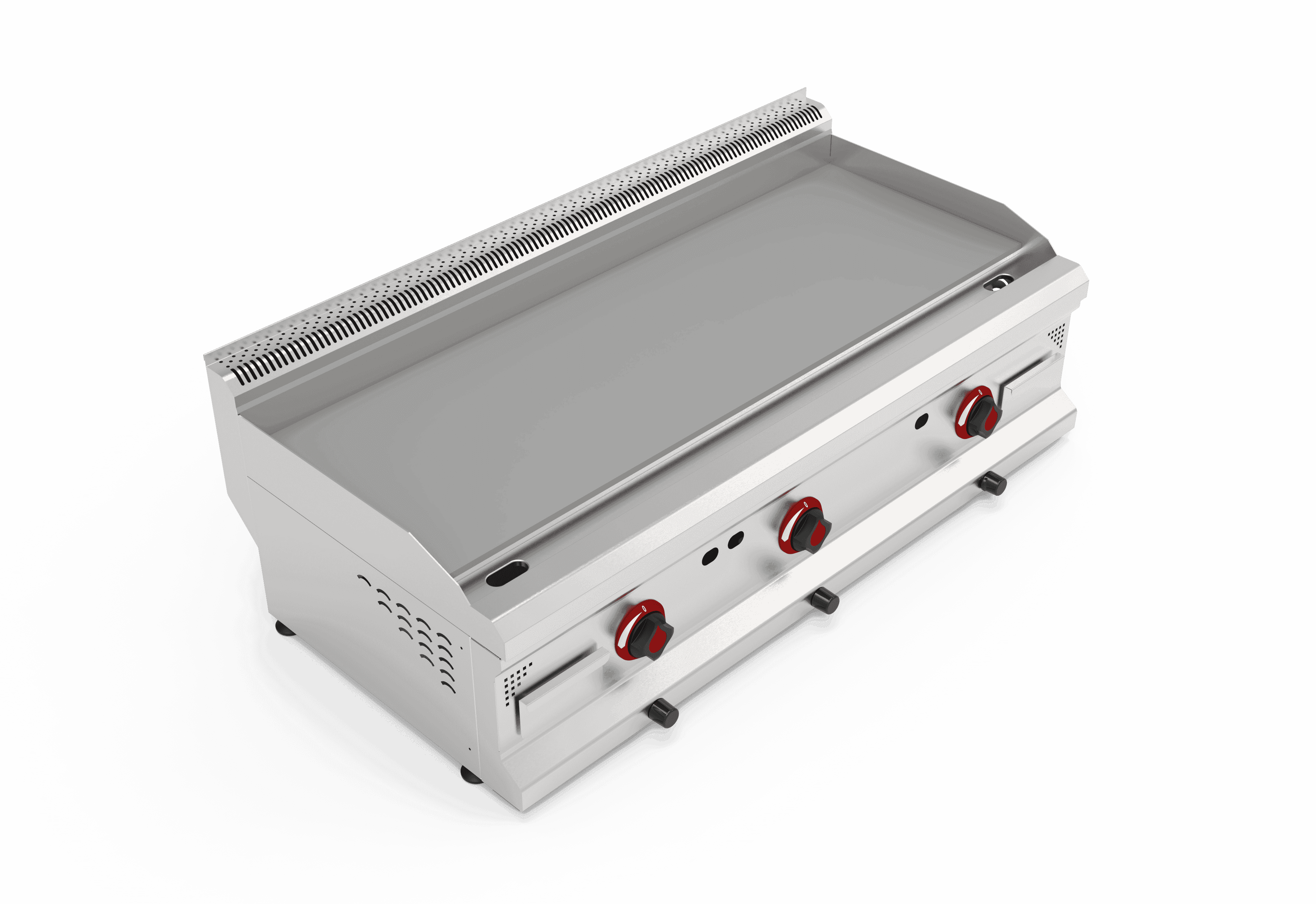 Üç Hazneli Gazlı Düz Pleyt Izgara