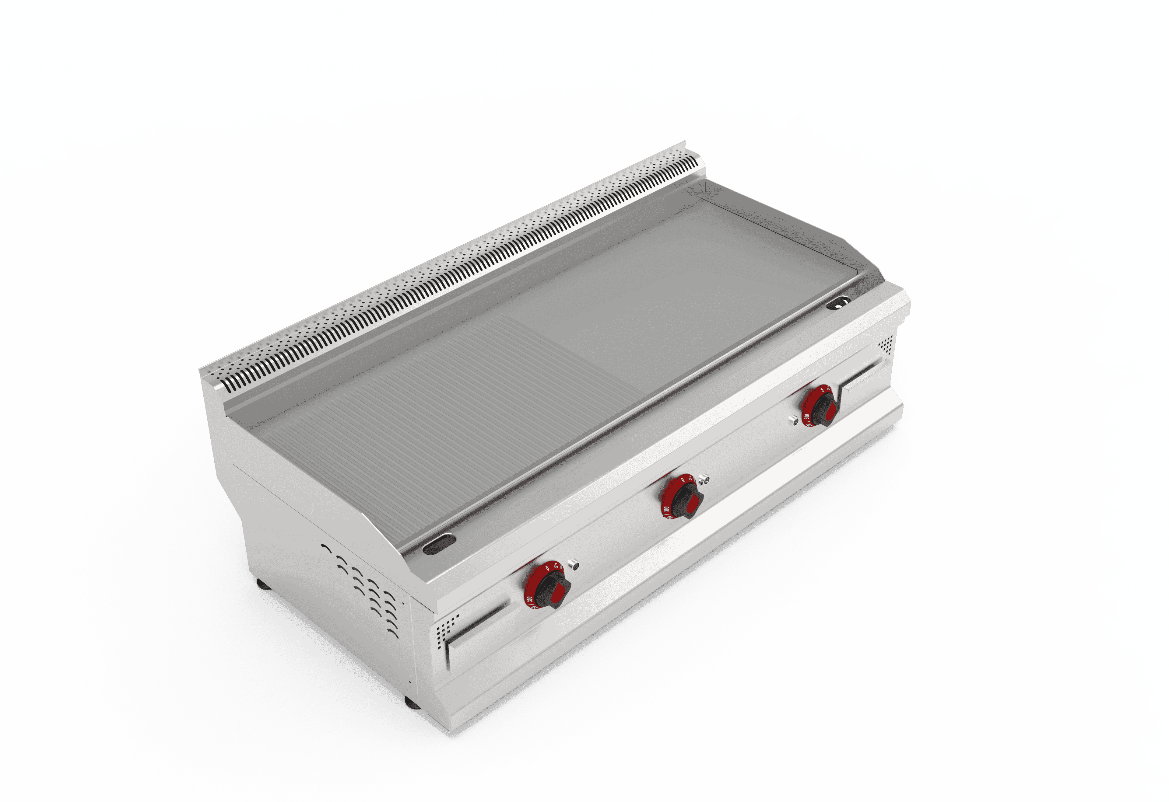 Üç Hazneli Elektrikli Yarı Kanallı Izgara