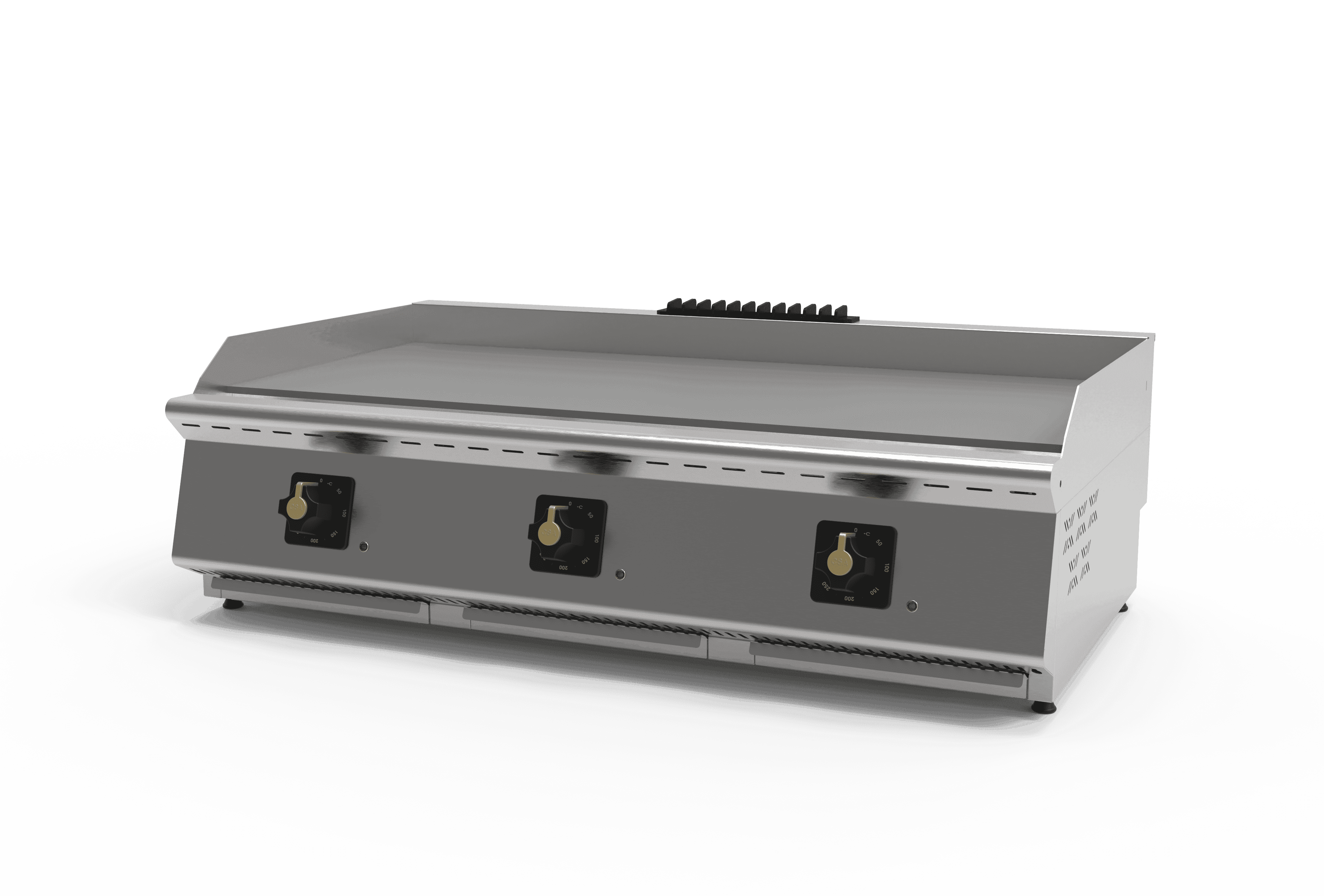 Üç Hazneli Elektrikli Düz Pleyt Izgara