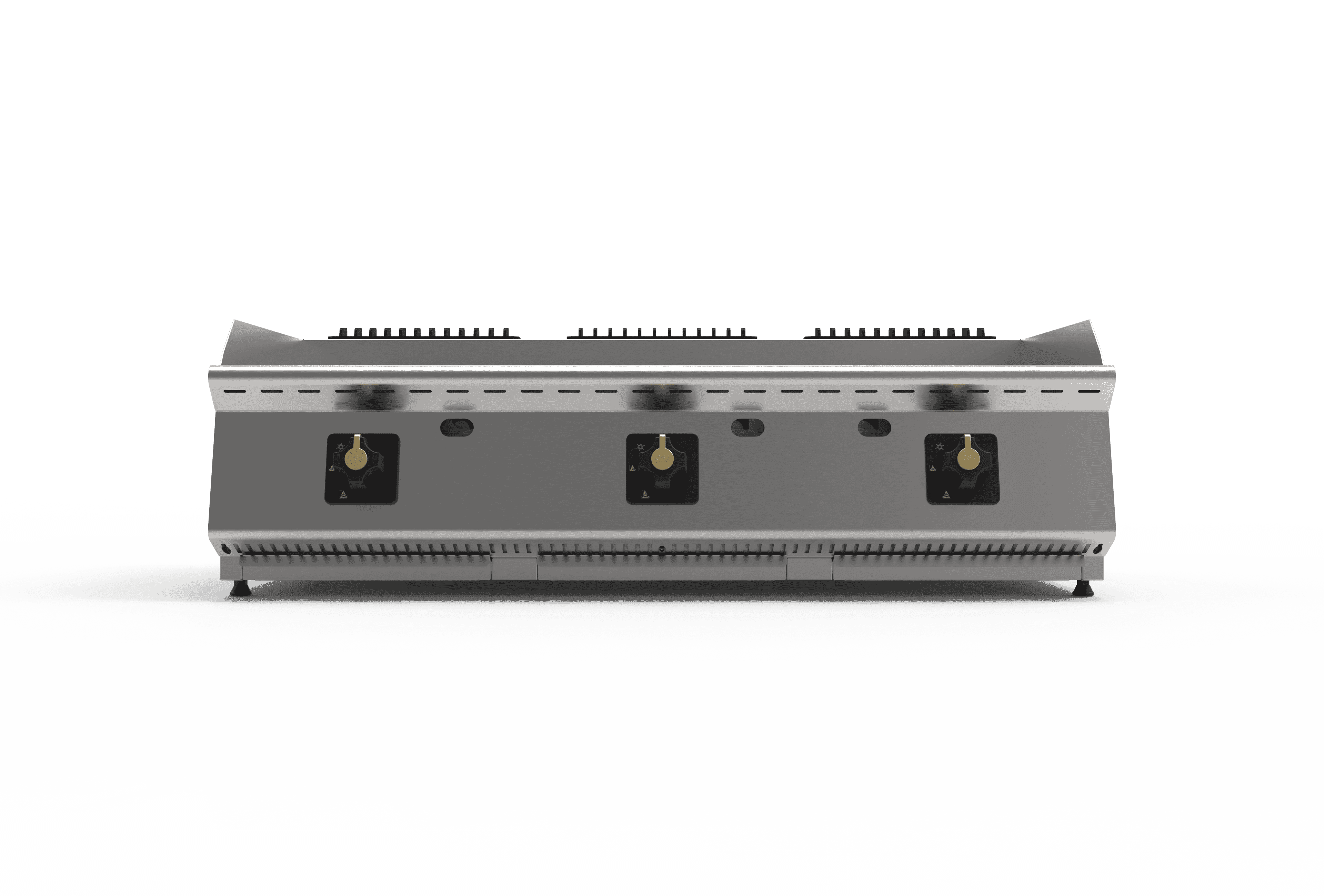 Üç Hazneli Gazlı Düz Pleyt Izgara