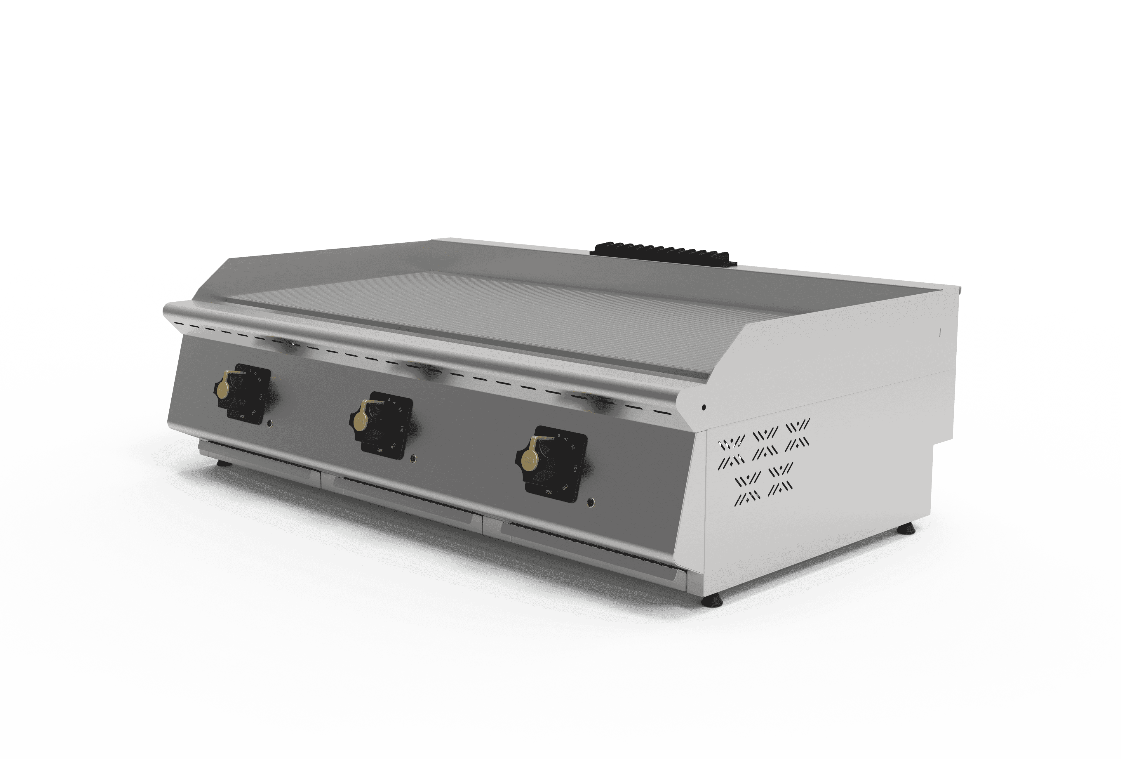 Üç Hazneli Elektrikli Tam Kanallı Izgara