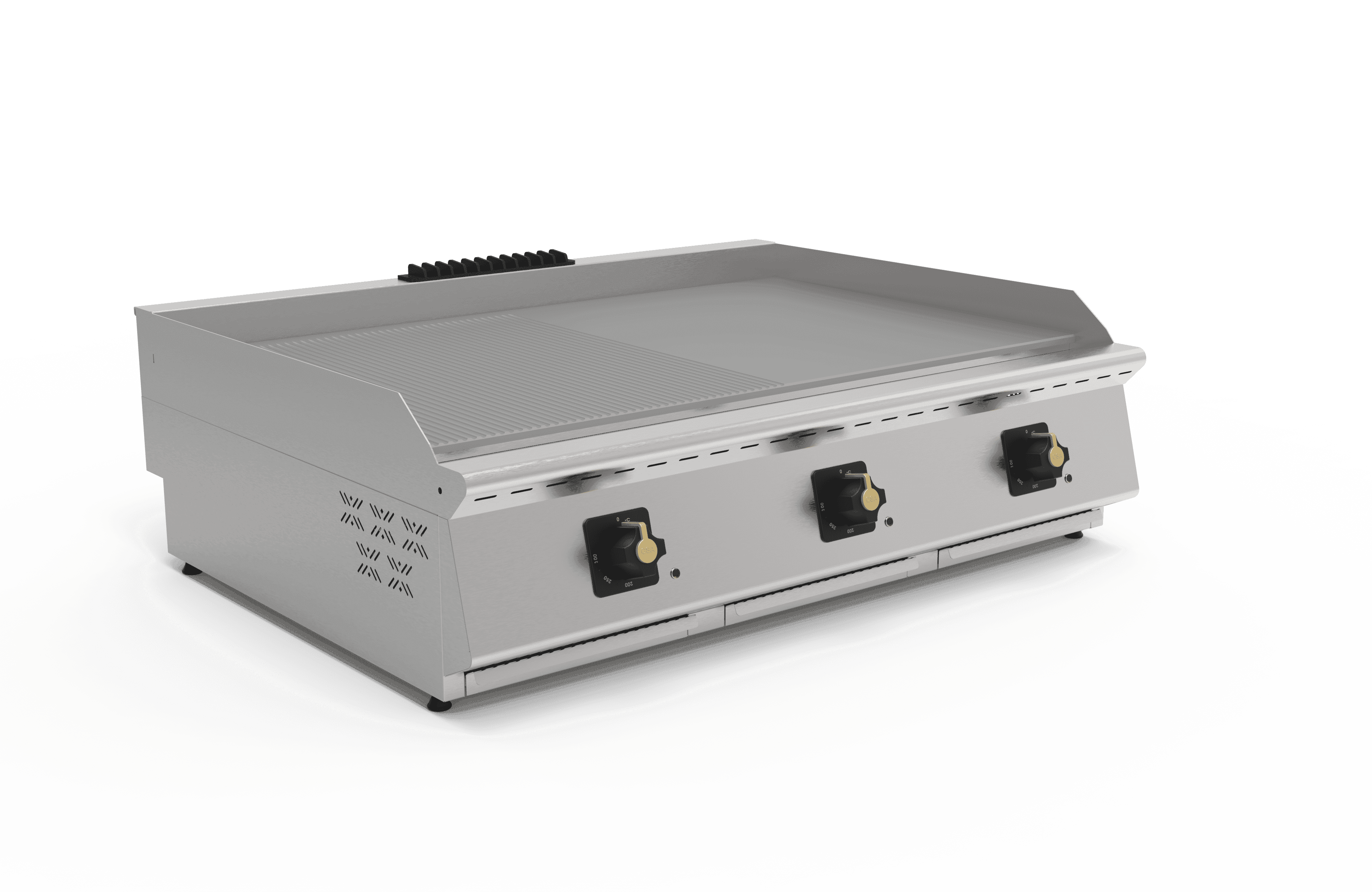 Üç Hazneli Elektrikli Yarı Kanallı Izgara