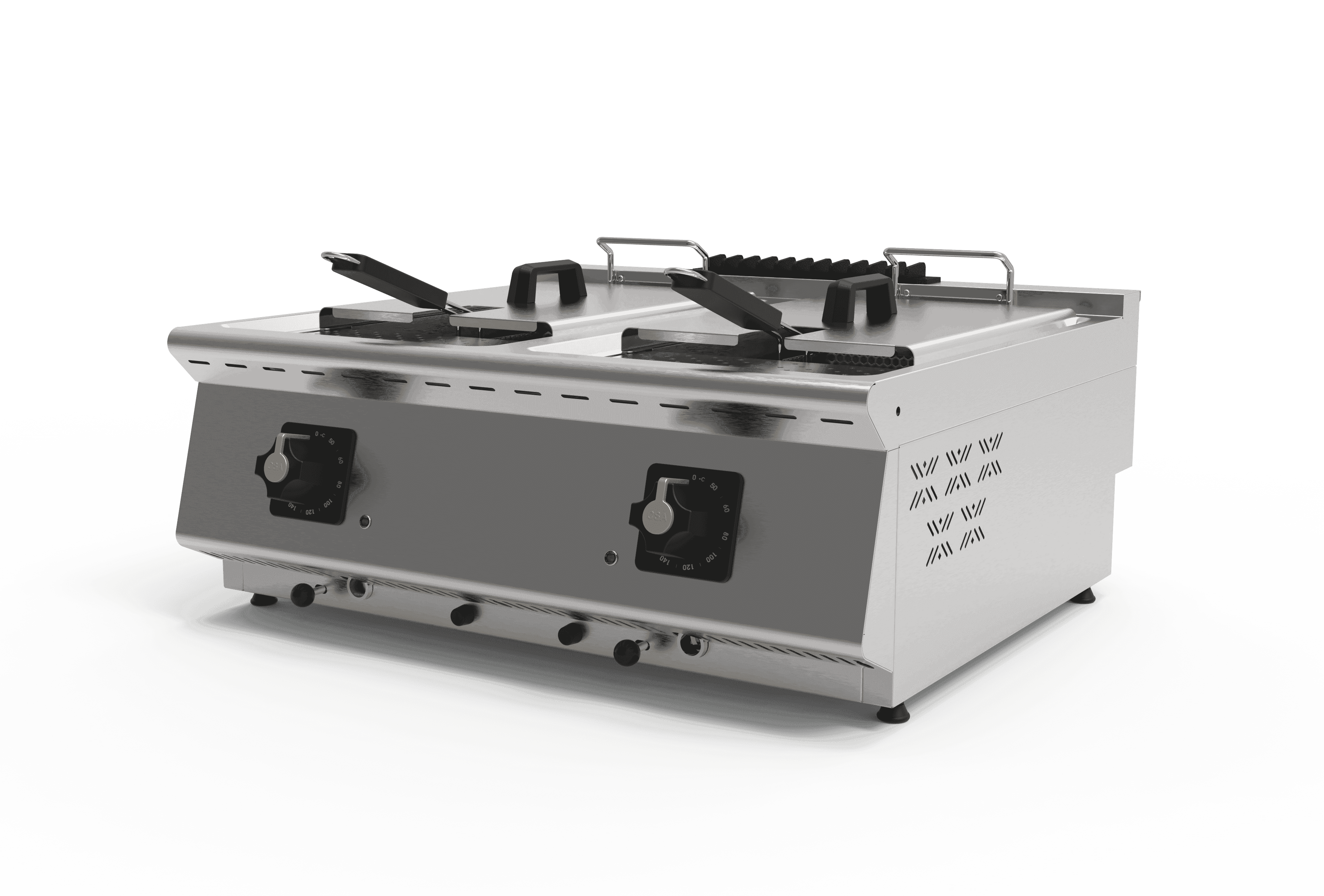 Çift Hazneli Elektrikli Fritöz