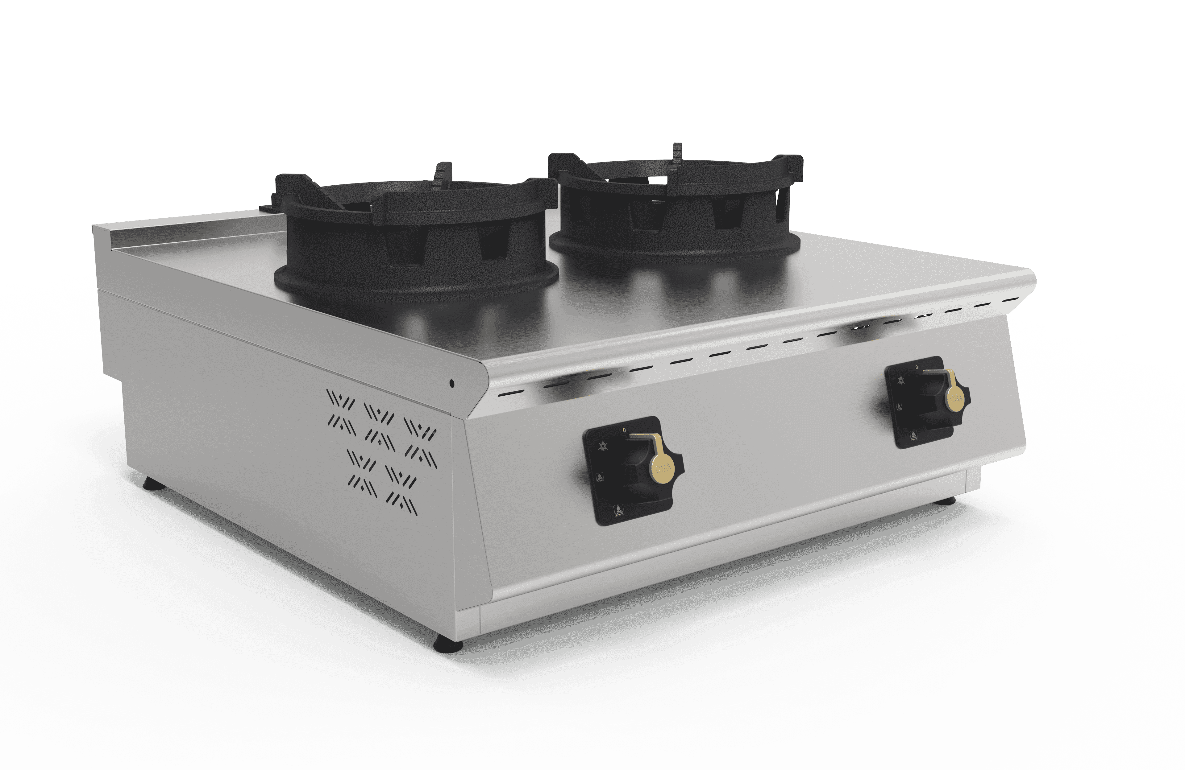 Çift Göz Gazlı Wok Ocağı