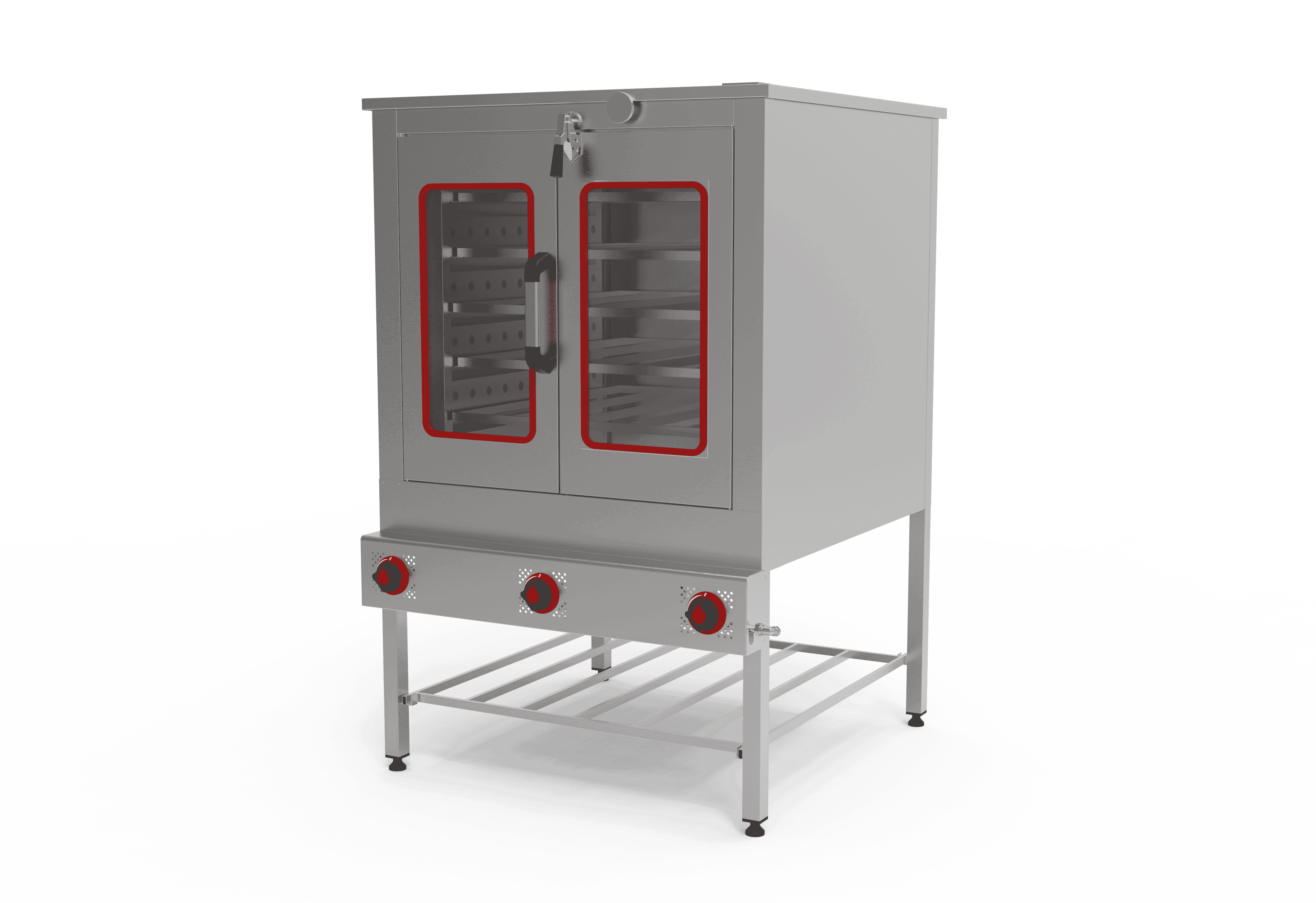 Gazlı Pasta Börek Fırını - 5 Katlı (80x100 cm)