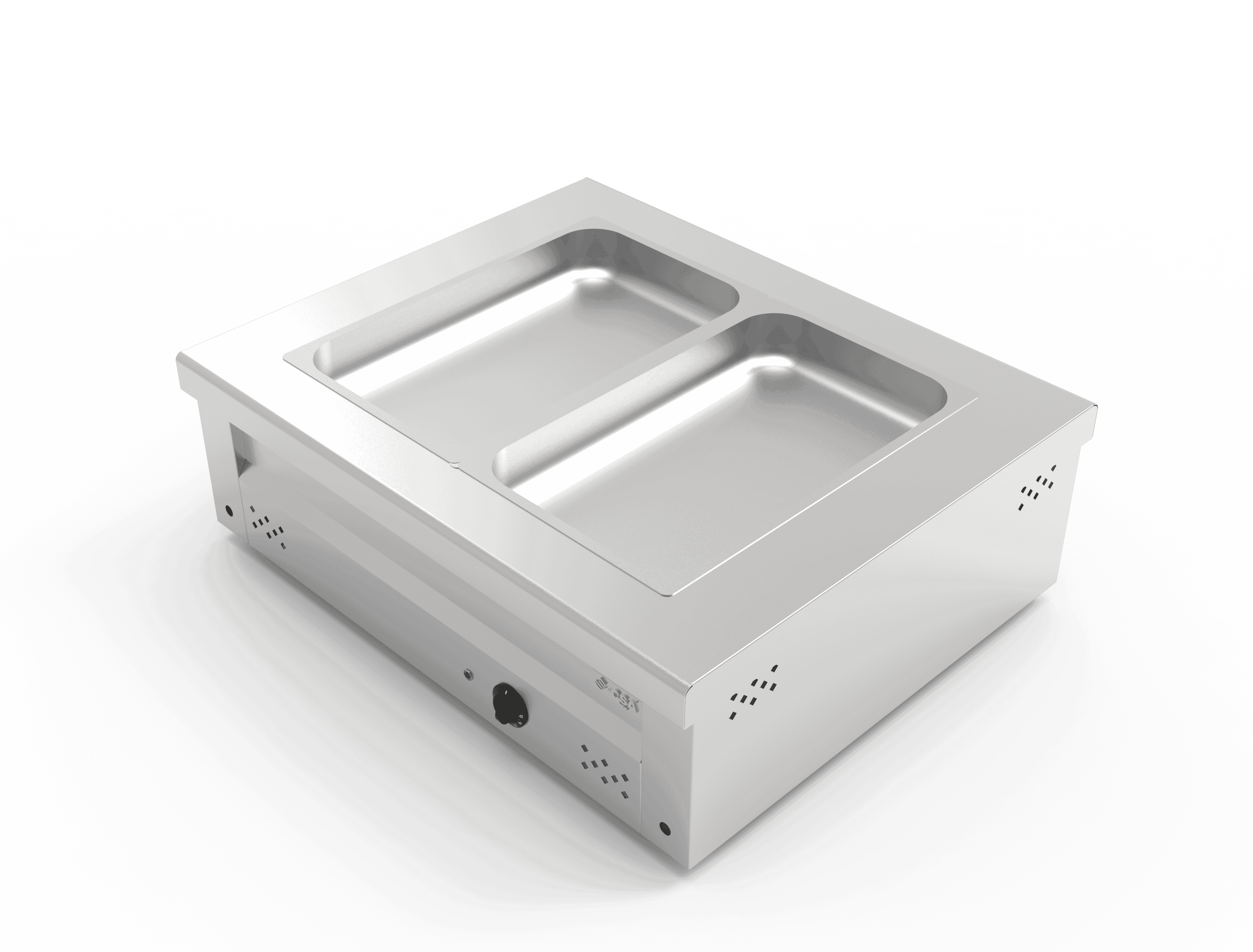 Elektrikli Set Üstü Sıcak Servis Ünitesi - 2 GN 1/1 Kapasiteli (85 cm)